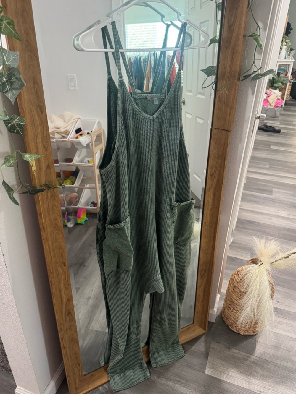 LIKE NEW Free People FP One Frankie Waffle Knit Jumpsuit - Picture 4 of 7